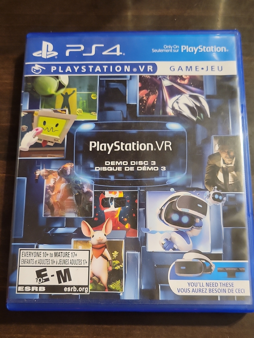 Sony PlayStation VR Demo Disc 3 - Blue